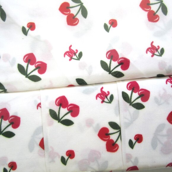 Juicy Couture Full Sheet Set Cherries Home Bedding - Picture 2 of 5